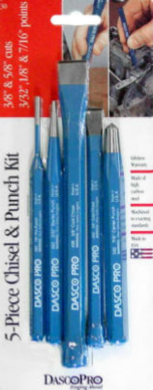 Dasco Pro 30 Punch & Chisel Kit, 5-Piece