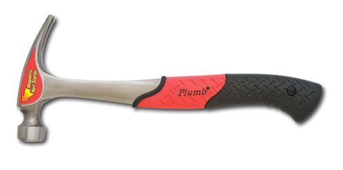 Plumb SS20RN Smooth Face Rip Claw Hammer 20 Oz, Steel